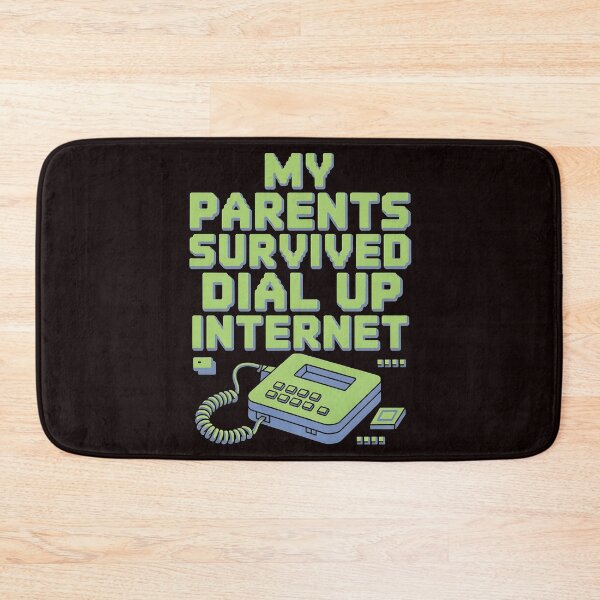 Item preview, My Parents Survived Dial Up Internet – Nostalgic Internet Era Joke designed and sold by Redgiant87x.