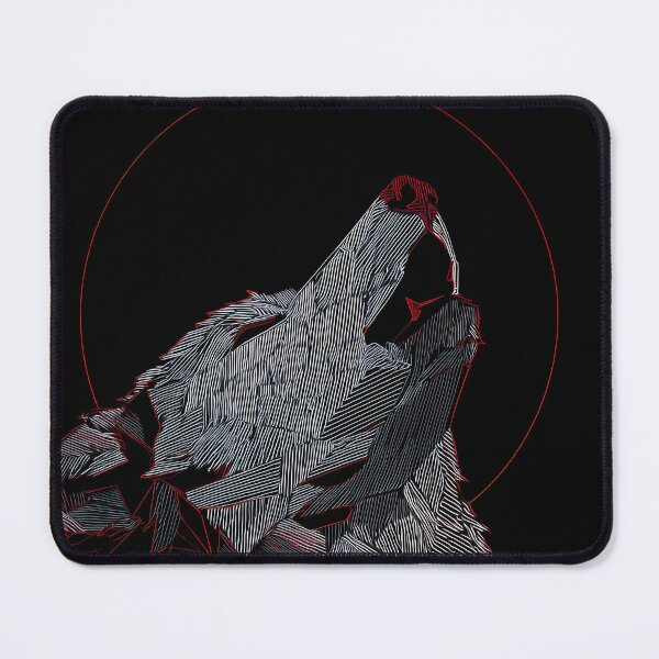 Item preview, Fractured Howl – Geometric Wolf Spirit designed and sold by wolfgangrainer.