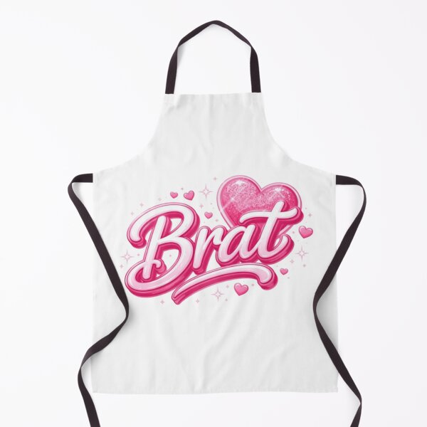 Item preview, Brat Pink Heart Cute Typography Design designed and sold by JonathanP514.