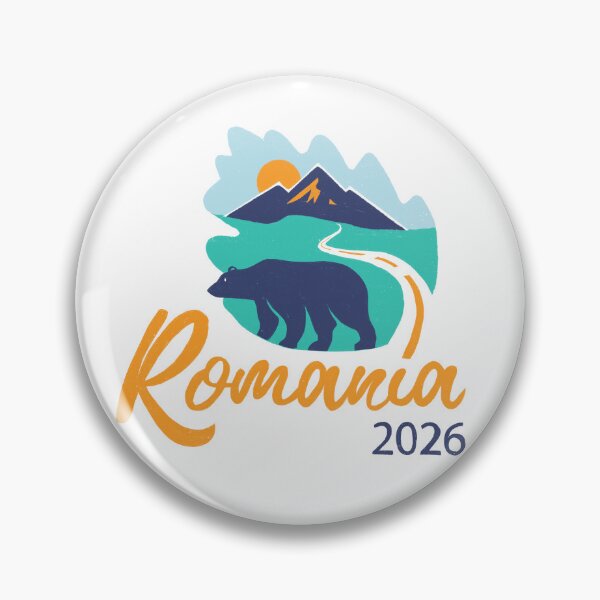 Item preview, Bucharest Romania 2026 International Convention Pins Stickers Notebooks designed and sold by RegalitosParaTi.