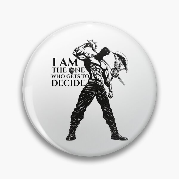 Item preview, I Am The One Who Gets To Decide Juggernaut Anime Character designed and sold by pansak.