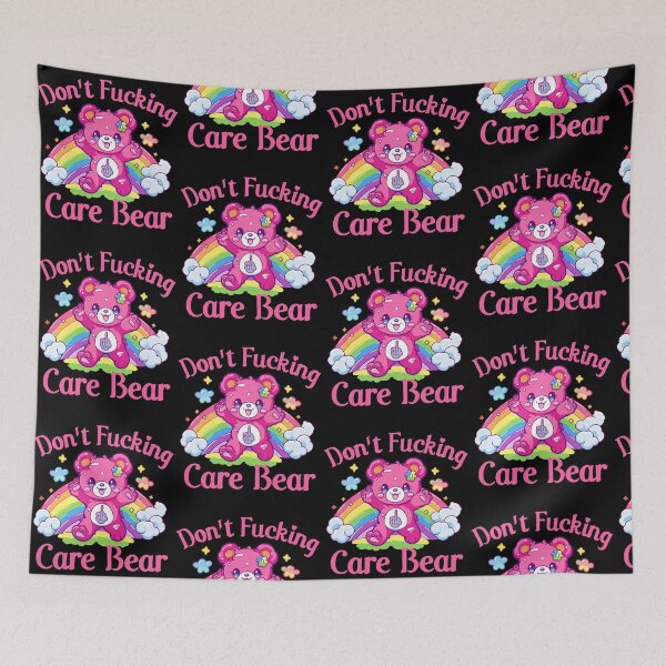 Item preview, Don't Fcking Care Bear Rainbow Bear Sarcastic designed and sold by pansak.