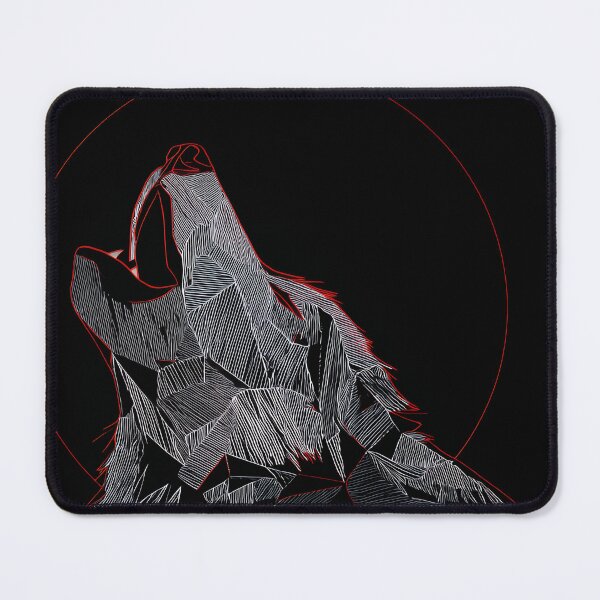 Item preview, Fractured Howl – Geometric Wolf Spirit designed and sold by wolfgangrainer.