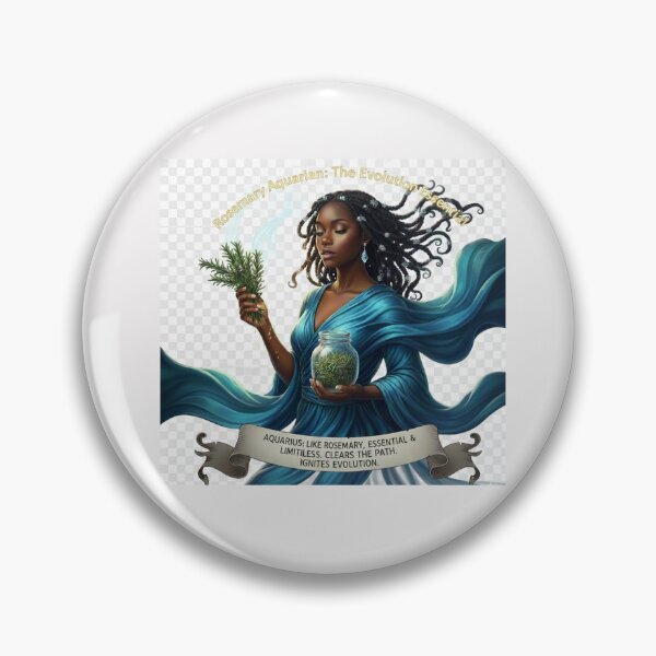 Item preview, Mystical Essence of the Rosemary Aquarian designed and sold by soulwisdommovement.
