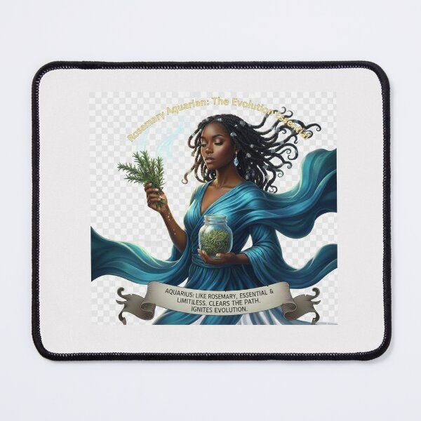 Item preview, Mystical Essence of the Rosemary Aquarian designed and sold by soulwisdommovement.
