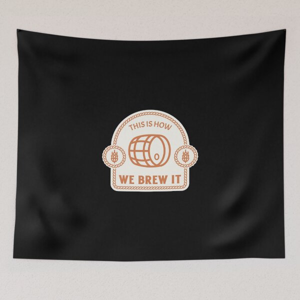 Item preview, THIS IS HOW WE BREW IT Barrel designed and sold by JusTiceT-shirts.