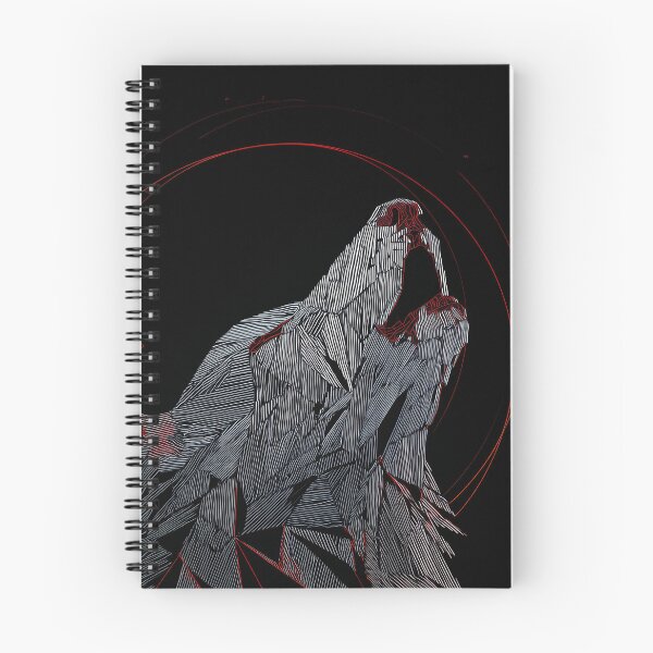 Item preview, Fractured Howl – Geometric Wolf Spirit designed and sold by wolfgangrainer.