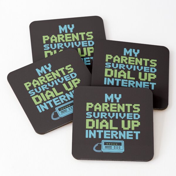 Item preview, My Parents Survived Dial Up Internet – Retro Tech Humor for Nerds designed and sold by Redgiant87x.