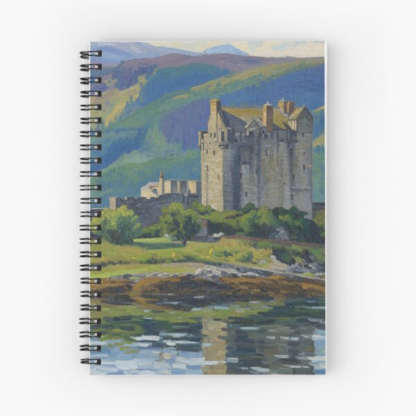 Item preview, Eilean Donan Castle Impressionistic View designed and sold by VistaPainterArt.