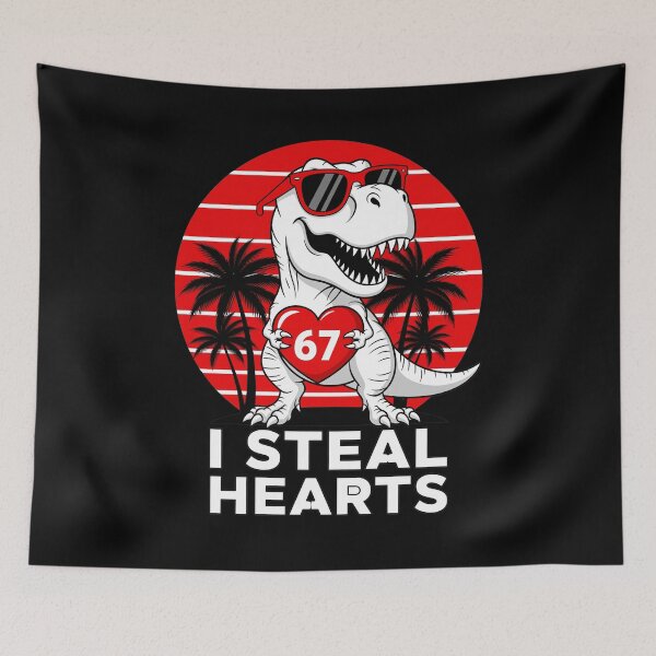 Item preview, I Steal Hearts 67 Valentine’s Day 67 Meme 6 7 designed and sold by OlakunleOloroz.
