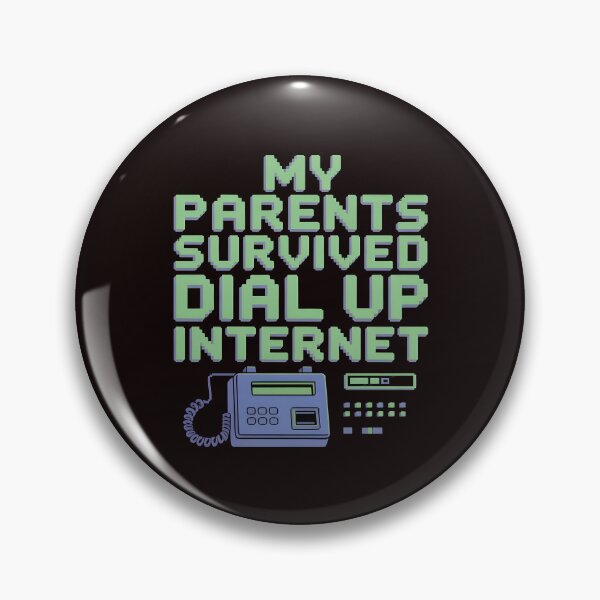 Item preview, My Parents Survived Dial Up Internet – Vintage 1990s Tech Joke designed and sold by Redgiant87x.