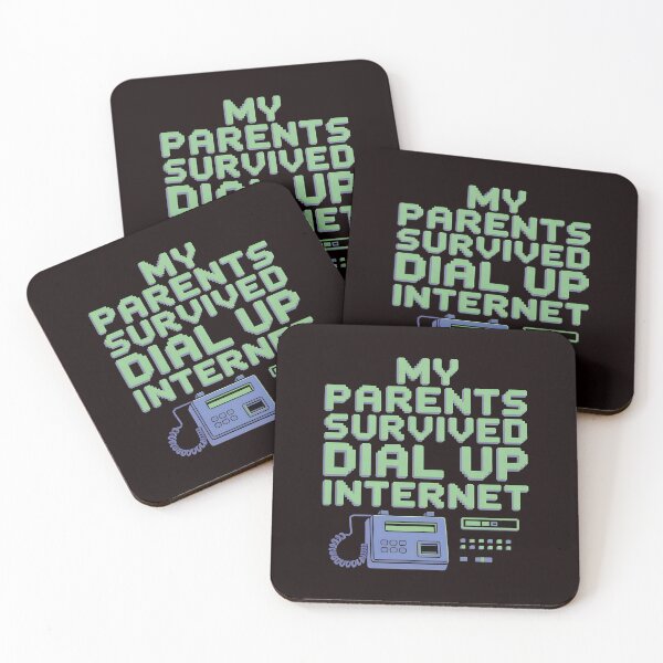Item preview, My Parents Survived Dial Up Internet – Vintage 1990s Tech Joke designed and sold by Redgiant87x.