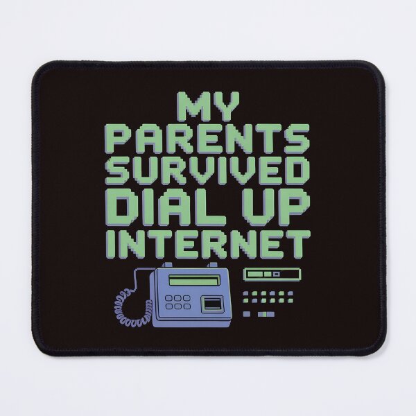 Item preview, My Parents Survived Dial Up Internet – Vintage 1990s Tech Joke designed and sold by Redgiant87x.