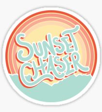 sunset chaser Sticker