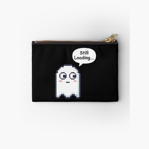 Item preview, Still Loading Pixel Ghost Cute Gaming Meme Art designed and sold by Evolved Ape.