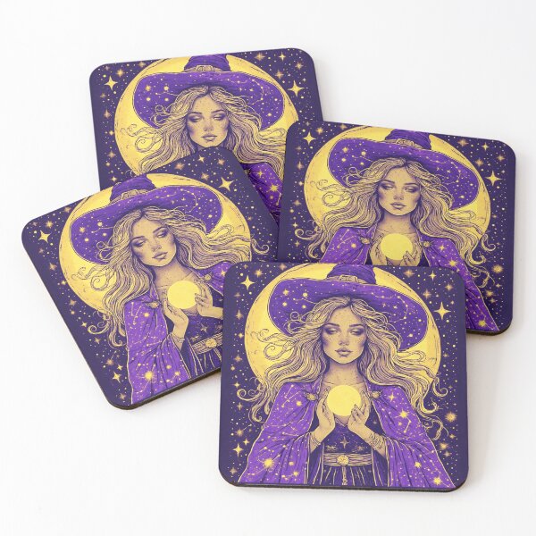 Item preview, Celestial Moon Witch - Vintage Ethereal Goddess Aesthetic designed and sold by Fantasy-Vibe.