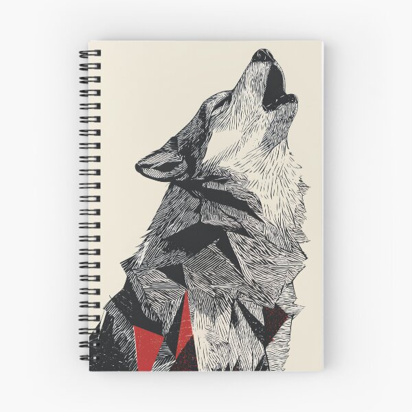 Item preview, Fractured Howl – Geometric Wolf Spirit designed and sold by wolfgangrainer.