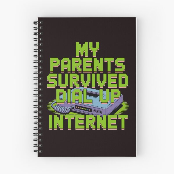 Item preview, My Parents Survived Dial Up Internet – Nostalgic Tech Humor Statement designed and sold by Redgiant87x.