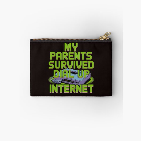 Item preview, My Parents Survived Dial Up Internet – Nostalgic Tech Humor Statement designed and sold by Redgiant87x.