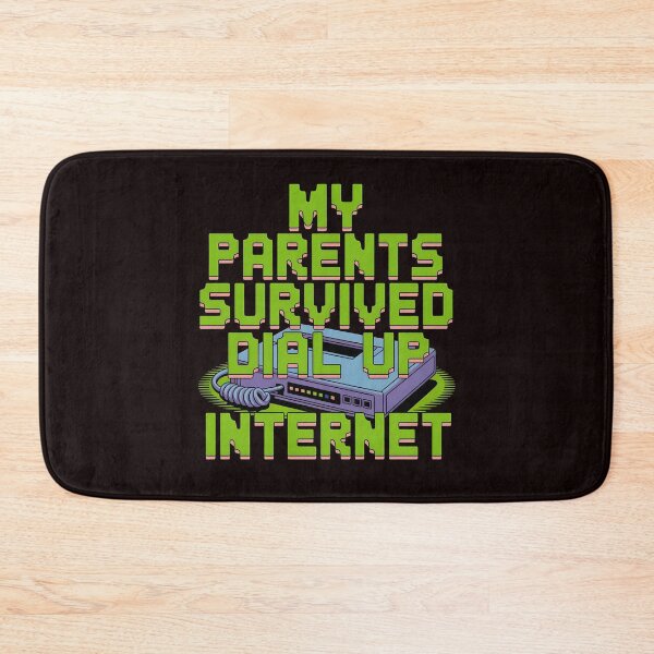 Item preview, My Parents Survived Dial Up Internet – Nostalgic Tech Humor Statement designed and sold by Redgiant87x.