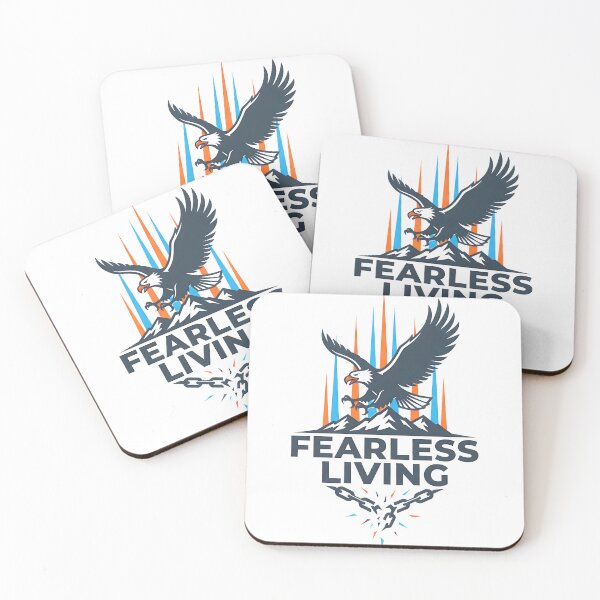 Item preview, BEST SELLER. Fearless Living Courage Mindset USA designed and sold by Gilded Dreams.