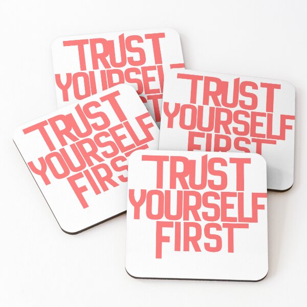 Item preview, Trust Yourself First – Self-Belief Introvert Minimal Quote T-Shirt designed and sold by YasirHamidDesigns .