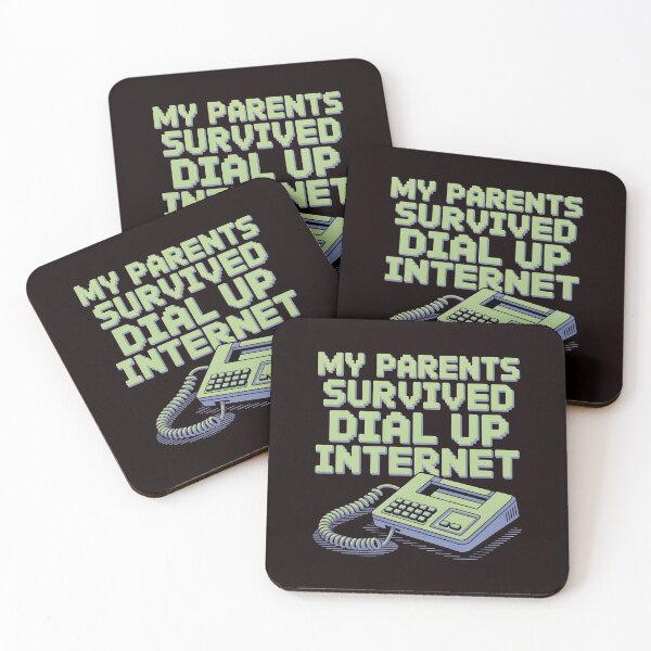 Item preview, My Parents Survived Dial Up Internet – Funny Retro Internet Humor designed and sold by Redgiant87x.