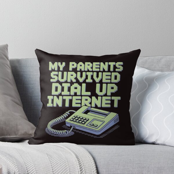 Item preview, My Parents Survived Dial Up Internet – Funny Retro Internet Humor designed and sold by Redgiant87x.
