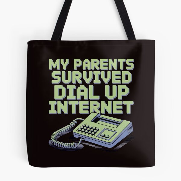 Item preview, My Parents Survived Dial Up Internet – Funny Retro Internet Humor designed and sold by Redgiant87x.