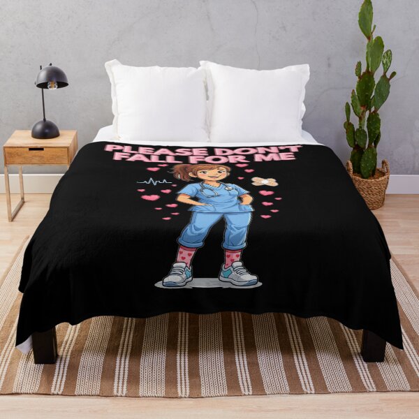 Item preview, PLEASE DON’T FALL FOR ME Funny Nurse Gift Medical Humor Design designed and sold by StaticMood.