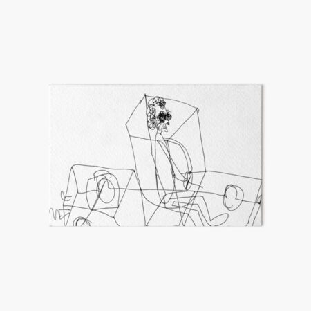 Grandma Irene in X-Ray Car Art Board Print