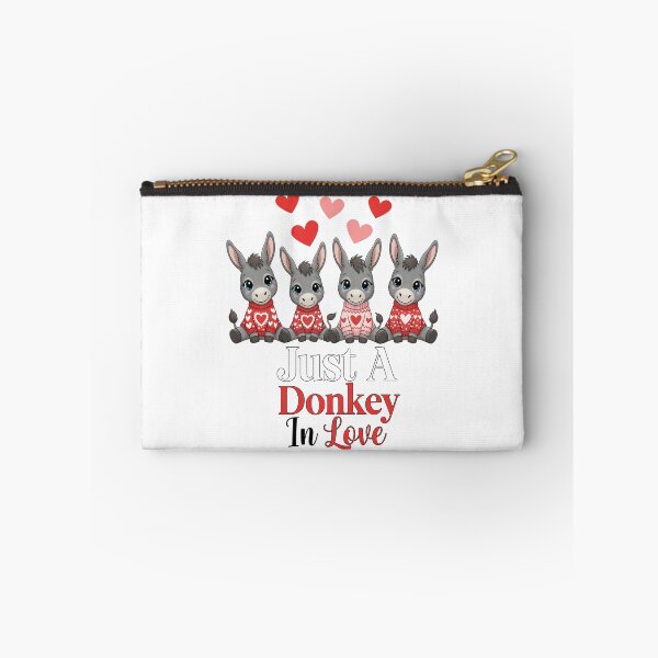 Item preview, Just A Donkey in Love Valentine's Day Group Donkeys Farmer designed and sold by OlakunleOloroz.
