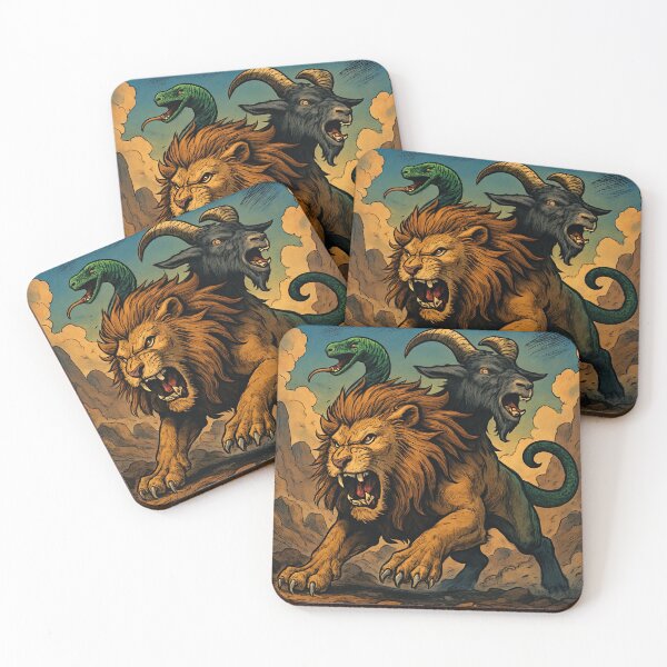Item preview, Chimera, fantastic creature | Comics stylCartoone -  designed and sold by ComicsFactory.