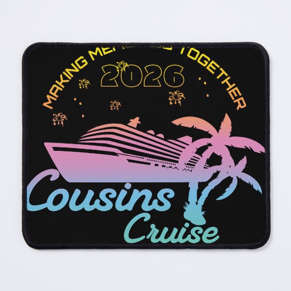 Item preview, Cousins Cruise 2026 – Making Memories Together Family Cruise Design designed and sold by PixelWaveBD.