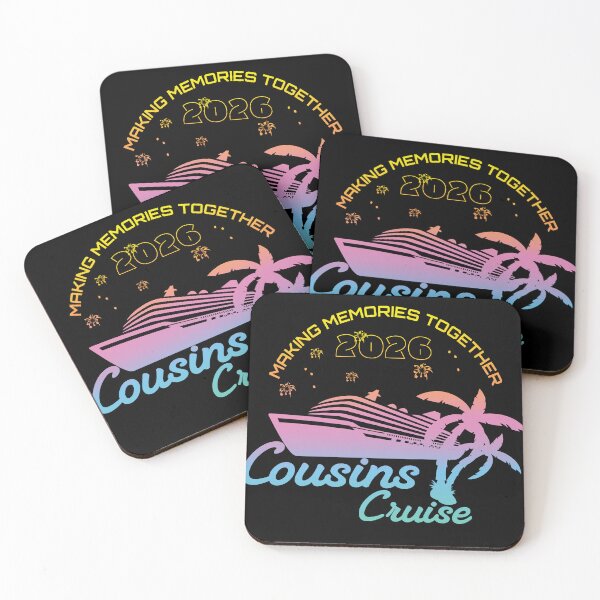 Item preview, Cousins Cruise 2026 – Making Memories Together Family Cruise Design designed and sold by PixelWaveBD.