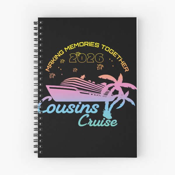 Item preview, Cousins Cruise 2026 – Making Memories Together Family Cruise Design designed and sold by PixelWaveBD.