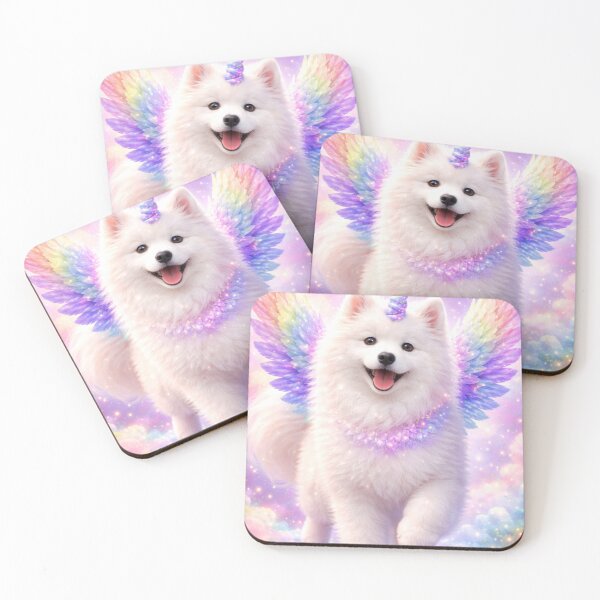 Item preview, Unicorn Puppy with Rainbow Wings – Magical Fantasy Dog designed and sold by Dintheo.