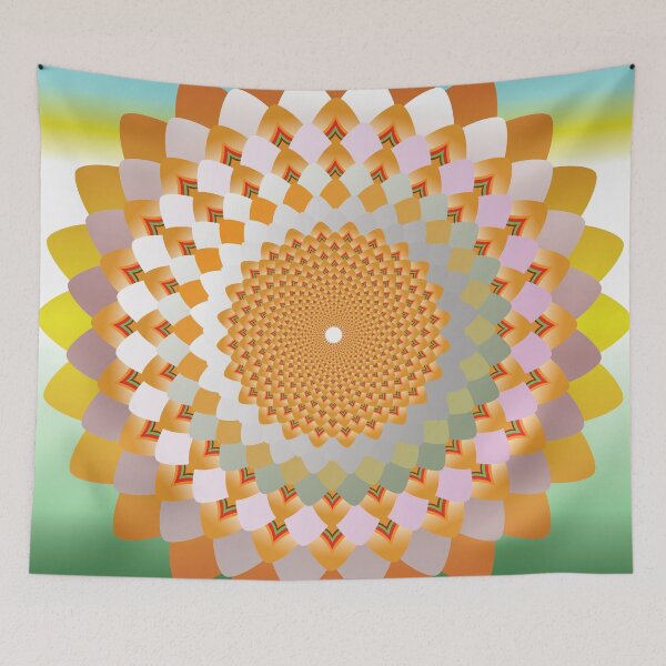 Item preview, Harmonized Positive Energy Mandala designed and sold by OIL Pattern Design .