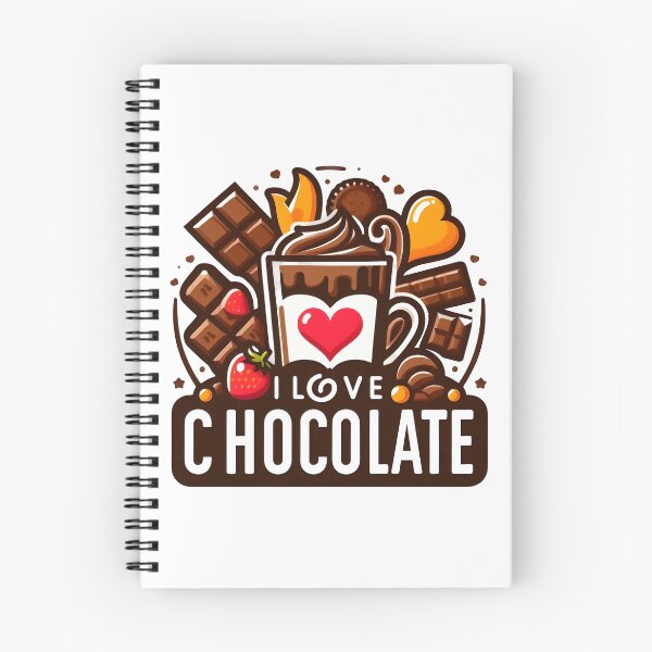 Item preview, I Love Chocolate Funny Sweet Tooth Dessert Design. designed and sold by The-T-In-Retro.