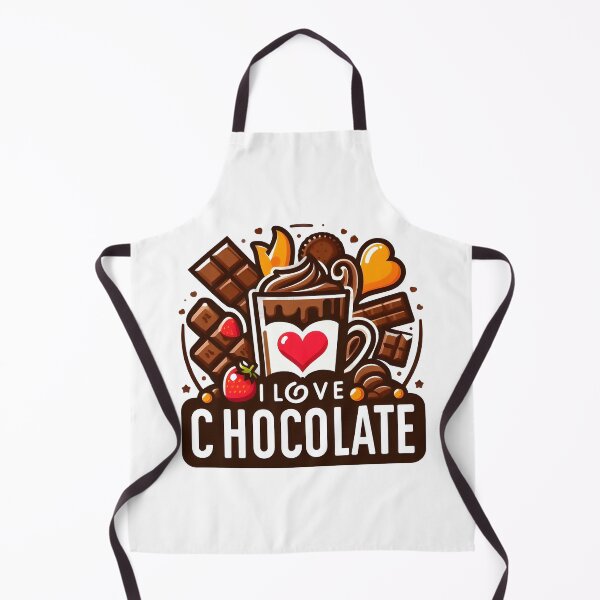 Item preview, Me encanta el diseño divertido de postre goloso con chocolate. designed and sold by The-T-In-Retro.