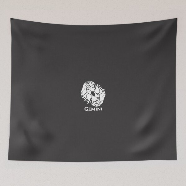 Item preview, GEMINI (black t-shirt) designed and sold by draw-in-routine.