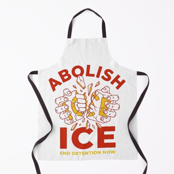 Item preview, Abolish ICE Hands Breaking Ice Block End Detention Protest Art designed and sold by zzz888.