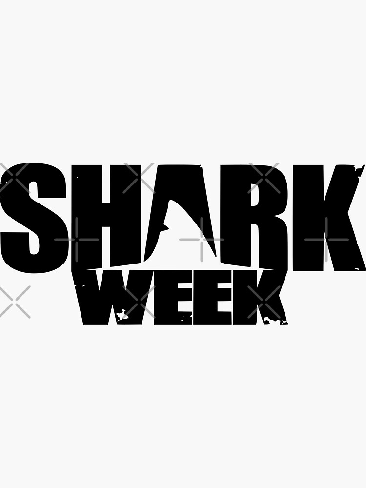 "SHARK WEEK" Sticker by Digitaltattoos Redbubble