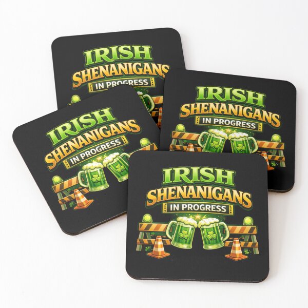 Item preview, Irish Shenanigans In Progress – Funny St. Patrick's Day Beer Pun designed and sold by PunchDrop.