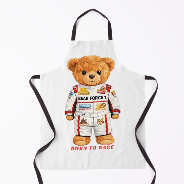 Item preview, Bear Force 1 - Funny Racing Teddy Bear designed and sold by CuteBear87.