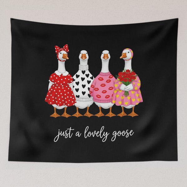 Item preview, Just A Lovely Goose Cute Silly Goose Valentines Day designed and sold by OlakunleOloroz.