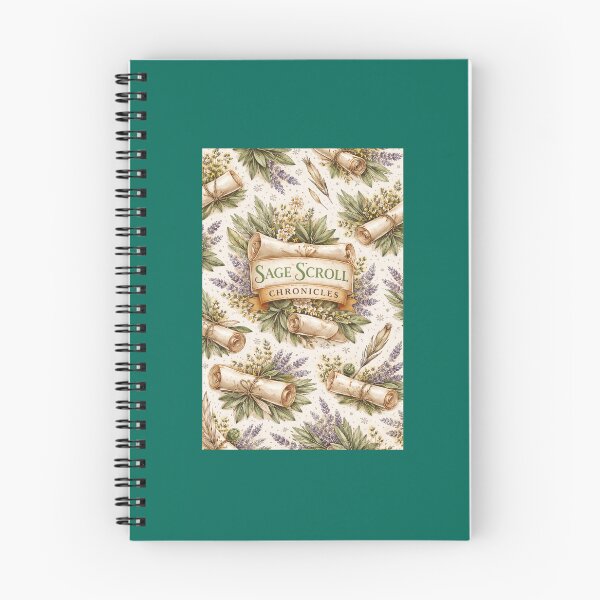 Item preview, Sage scroll chronicles notebook designed and sold by Elloracomplex.