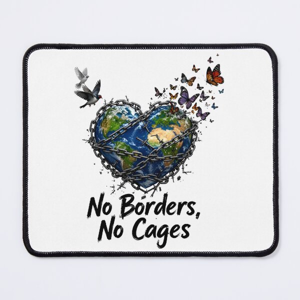 Item preview, No Borders, No Cages designed and sold by Uglyandcute.