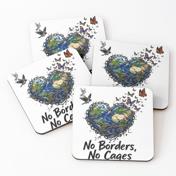 Item preview, No Borders, No Cages designed and sold by Uglyandcute.