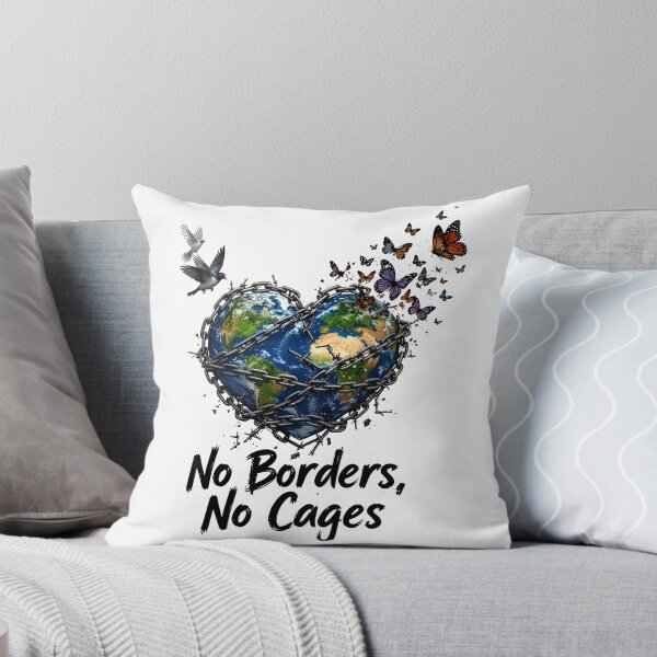 Item preview, No Borders, No Cages designed and sold by Uglyandcute.
